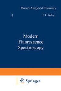 cover of the book Modern Fluorescence Spectroscopy