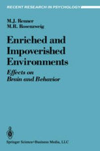 cover of the book Enriched and Impoverished Environments: Effects on Brain and Behavior