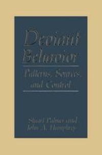 cover of the book Deviant Behavior: Patterns, Sources, and Control