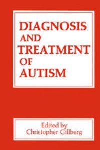 cover of the book Diagnosis and Treatment of Autism