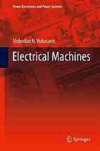 cover of the book Electrical machines