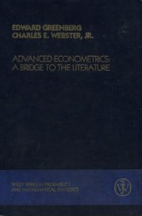 cover of the book Advanced Econometrics: A Bridge to the Current Literature