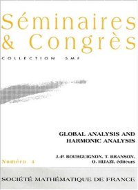 cover of the book Global Analysis and Harmonic Analysis