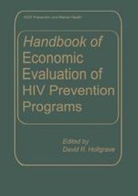 cover of the book Handbook of Economic Evaluation of HIV Prevention Programs