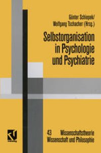 cover of the book Selbstorganisation in Psychologie und Psychiatrie