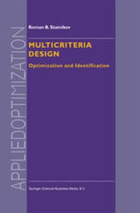 cover of the book Multicriteria Design: Optimization and Identification