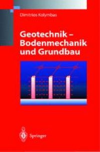 cover of the book Geotechnik — Bodenmechanik und Grundbau