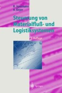 cover of the book Steuerung von Materialfluß- und Logistiksystemen: Informations- und Steuerungssysteme, Automatisierungstechnik