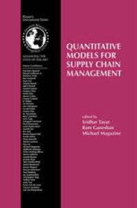 cover of the book Quantitative Models for Supply Chain Management