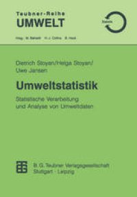 cover of the book Umweltstatistik: Statistische Verarbeitung und Analyse von Umweltdaten