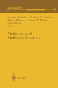 cover of the book Mathematics of Multiscale Materials