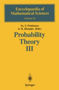 cover of the book Probability Theory III: Stochastic Calculus