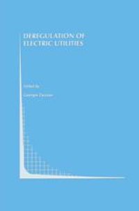 cover of the book Deregulation of Electric Utilities