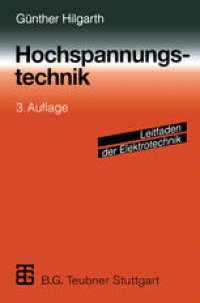 cover of the book Hochspannungstechnik