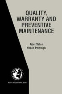 cover of the book Quality, Warranty and Preventive Maintenance