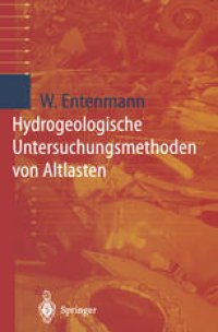 cover of the book Hydrogeologische Untersuchungsmethoden von Altlasten