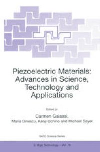 cover of the book Piezoelectric Materials: Advances in Science, Technology and Applications