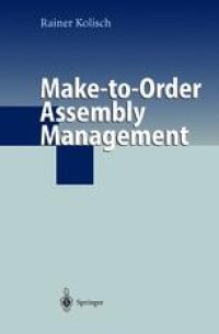 cover of the book Make-to-Order Assembly Management