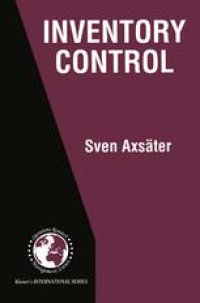 cover of the book Inventory Control