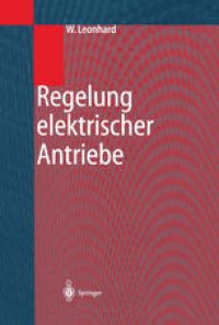 cover of the book Regelung elektrischer Antriebe