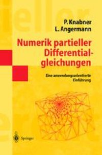 cover of the book Numerik partieller Differentialgleichungen: Eine anwendungsorientierte Einführung