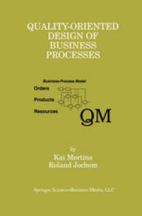 cover of the book Quality-Oriented Design of Business Processes