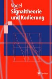 cover of the book Signaltheorie und Kodierung