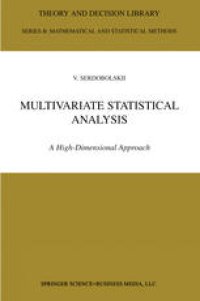 cover of the book Multivariate Statistical Analysis: A High-Dimensional Approach