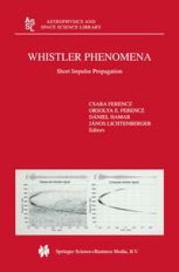 cover of the book Whistler Phenomena: Short Impulse Propagation