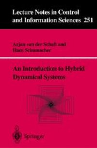 cover of the book An introduction to hybrid dynamical systems