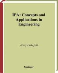 cover of the book IPA-Concepts and Applications in Engineering