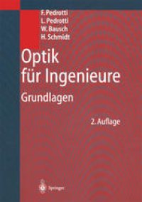 cover of the book Optik für Ingenieure: Grundlagen