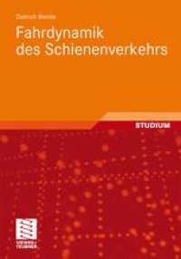 cover of the book Fahrdynamik des Schienenverkehrs