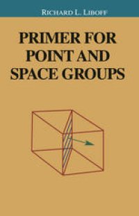 cover of the book Primer for Point and Space Groups