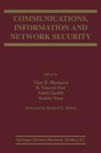 cover of the book Communications, Information and Network Security