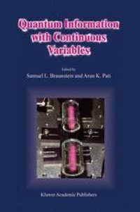 cover of the book Quantum Information with Continuous Variables