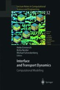 cover of the book Interface and Transport Dynamics: Computational Modelling