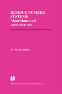 cover of the book Residue Number Systems: Algorithms and Architectures