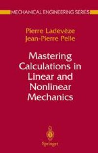 cover of the book Mastering Calculations in Linear and Nonlinear Mechanics