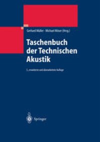 cover of the book Taschenbuch der Technischen Akustik