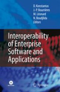 cover of the book Interoperability of Enterprise Software and Applications