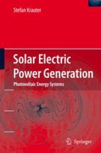 cover of the book Solar Electric Power Generation: Photovoltaic Energy Systems