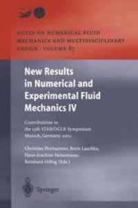 cover of the book New Results in Numerical and Experimental Fluid Mechanics IV: Contributions to the 13th STAB/DGLR Symposium Munich, Germany 2002