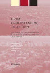 cover of the book From Understanding to Action: Sustainable Urban Development in Medium-Sized Cities in Africa and Latin America