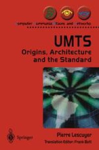 cover of the book UMTS: Origins, Architecture and the Standard