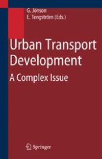 cover of the book Urban Transport Development: A Complex Issue