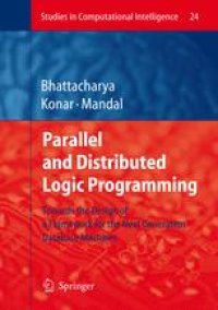 cover of the book Parallel and Distributed Logic Programming: Towards the Design of a Framework for the Next Generation Database Machines