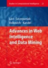 cover of the book Advances in Web Intelligence and Data Mining