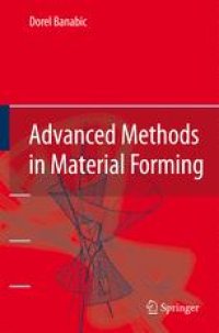 cover of the book Advanced Methods in Material Forming