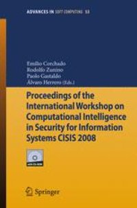 cover of the book Proceedings of the International Workshop on Computational Intelligence in Security for Information Systems CISIS’08